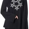Winter Banned Pentagram Oversized Top