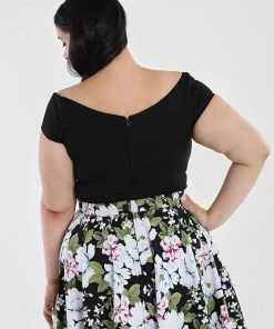 Hell Bunny Petunia Top In Black 14 Hell Bunny Petunia Top In Black