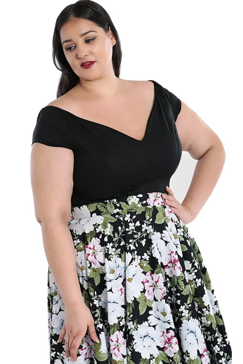 Hell Bunny Petunia Top In Black 8 Hell Bunny Petunia Top In Black