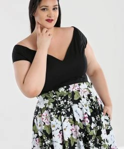 Hell Bunny Petunia Top In Black 13 Hell Bunny Petunia Top In Black