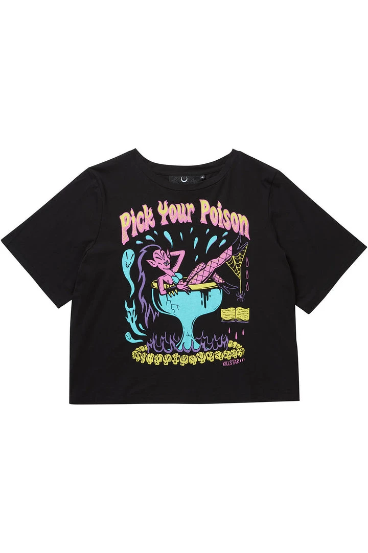 Killstar Pick Your Poison Box Crop Top T-shirt New Arrivals And Restocks 2 Killstar Pick Your Poison Box Crop Top T-shirt New Arrivals And Restocks