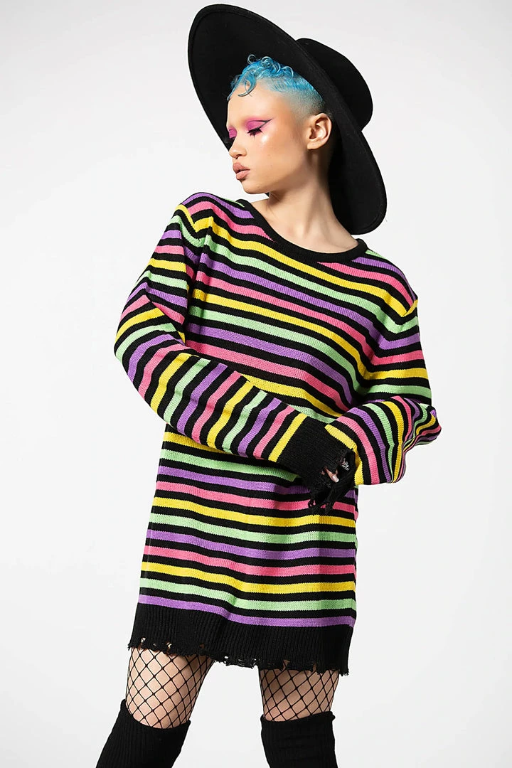New Arrivals And Restocks Killstar Rainbow Warrior Knit Sweater 8 New Arrivals And Restocks Killstar Rainbow Warrior Knit Sweater