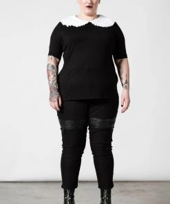 Killstar Ruby Lace Collared Top * SUPER SOFT * 14 Killstar Ruby Lace Collared Top * SUPER SOFT *