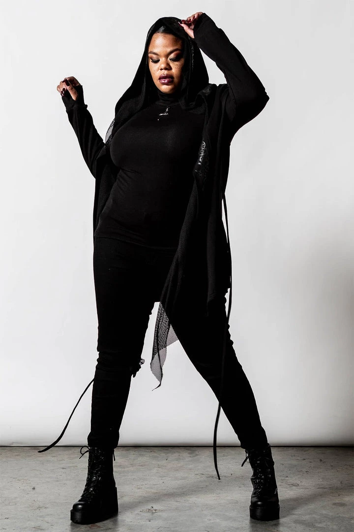 New Arrivals And Restocks Killstar Ruination Hooded Cardigan Cloak 4 New Arrivals And Restocks Killstar Ruination Hooded Cardigan Cloak