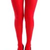Winter Pamela Mann Hosiery 50 Denier Opaque Pantyhose In Flo Red