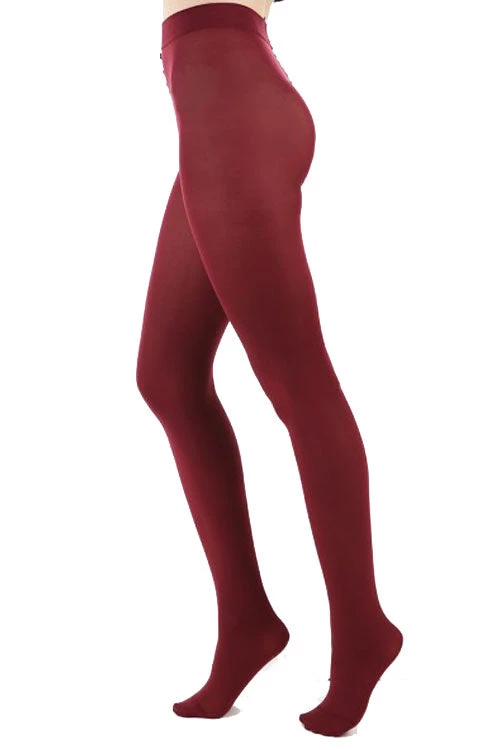 Winter Pamela Mann Hosiery 80 Denier Opaque Pantyhose In Burgundy 1 Winter Pamela Mann Hosiery 80 Denier Opaque Pantyhose In Burgundy