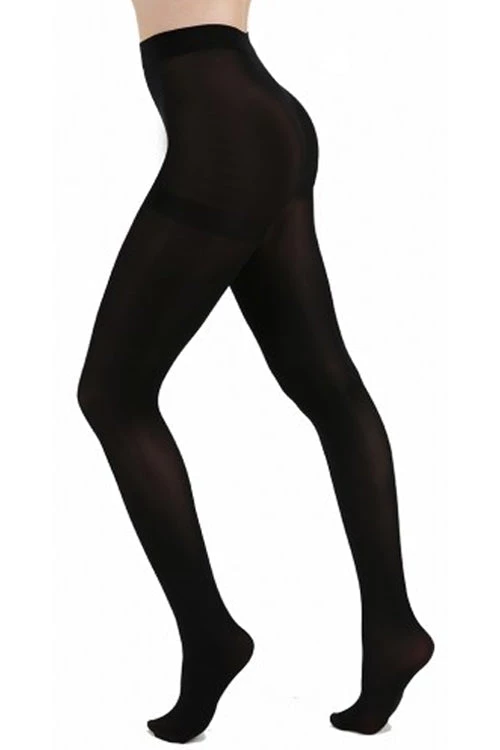 Pamela Mann Hosiery 200 Denier Opaque Pantyhose In Black 1 Pamela Mann Hosiery 200 Denier Opaque Pantyhose In Black