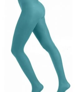 Pamela Mann Hosiery 50 Denier Opaque Pantyhose In Aqua New Arrivals And Restocks