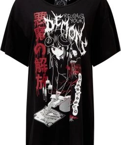 Clothing Killstar Release Me Relaxed Top T-shirt