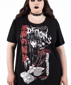 Clothing Killstar Release Me Relaxed Top T-shirt