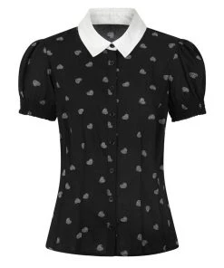 Hell Bunny Ribcage Blouse Clothing