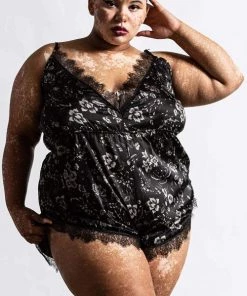 Clothing Killstar Spellbound Teddy With Lace Trims Sexy