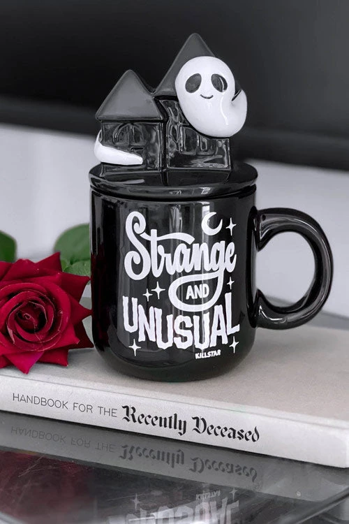 Killstar Spooky Mug With Lid Strange And Unusual 1 Killstar Spooky Mug With Lid Strange And Unusual