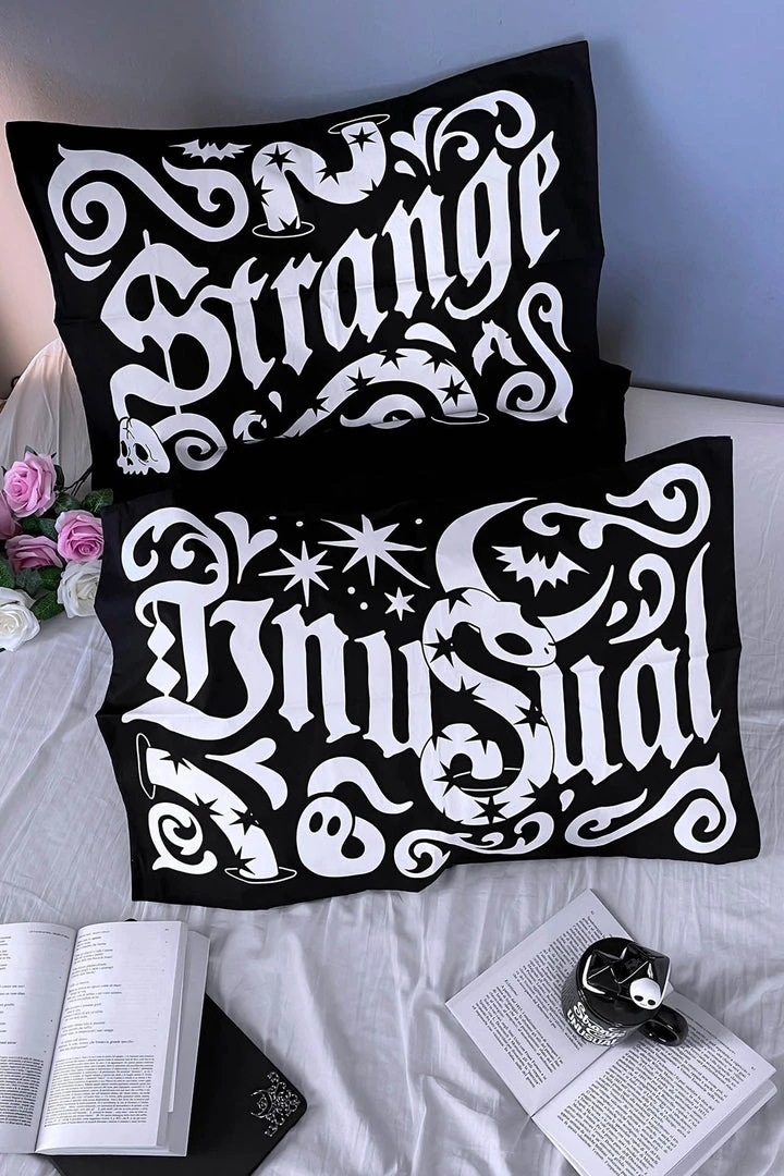 Killstar Strange & Unusual Pillowcase Set GLOW IN THE DARK! New Arrivals And Restocks 4 Killstar Strange & Unusual Pillowcase Set GLOW IN THE DARK! New Arrivals And Restocks
