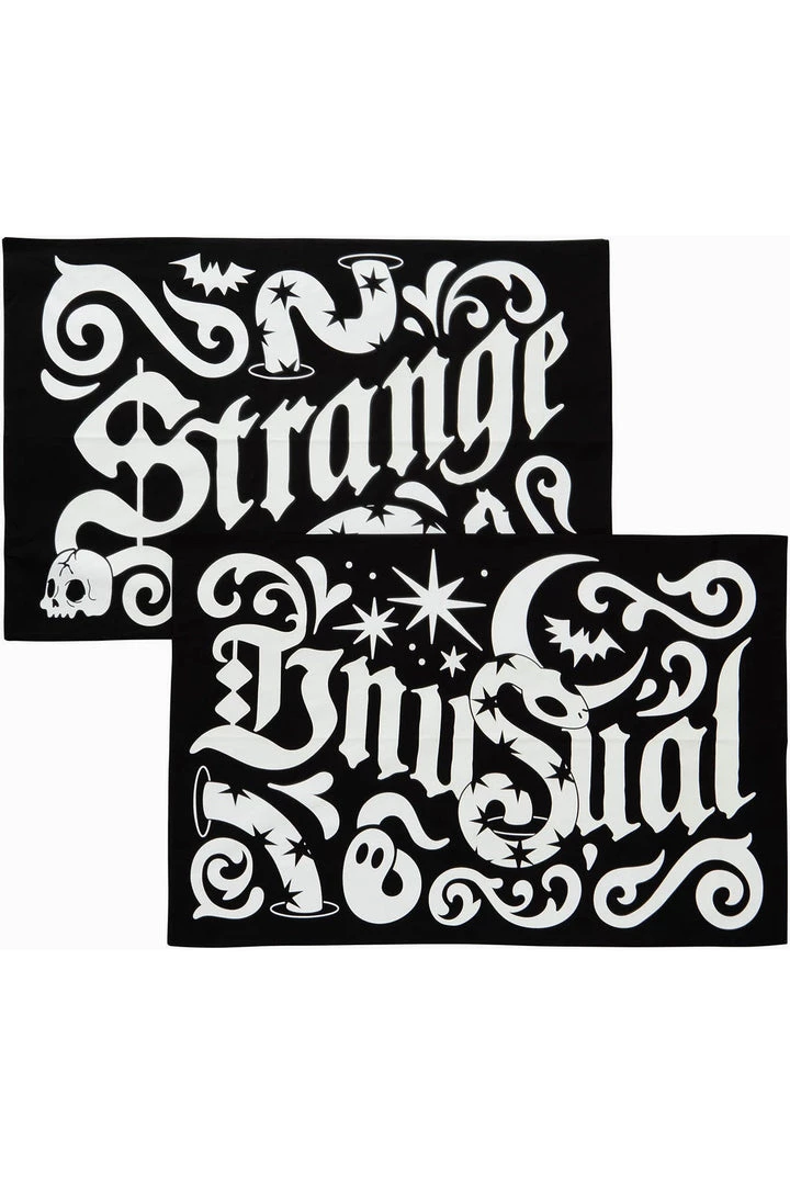 Killstar Strange & Unusual Pillowcase Set GLOW IN THE DARK! New Arrivals And Restocks 3 Killstar Strange & Unusual Pillowcase Set GLOW IN THE DARK! New Arrivals And Restocks