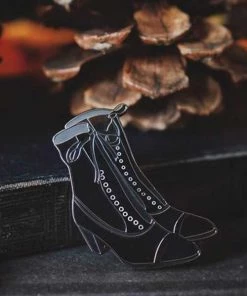Accessories Lively Ghosts Salem Boots In Nancy Enamel Pin