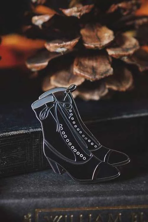 Accessories Lively Ghosts Salem Boots In Nancy Enamel Pin 1 Accessories Lively Ghosts Salem Boots In Nancy Enamel Pin