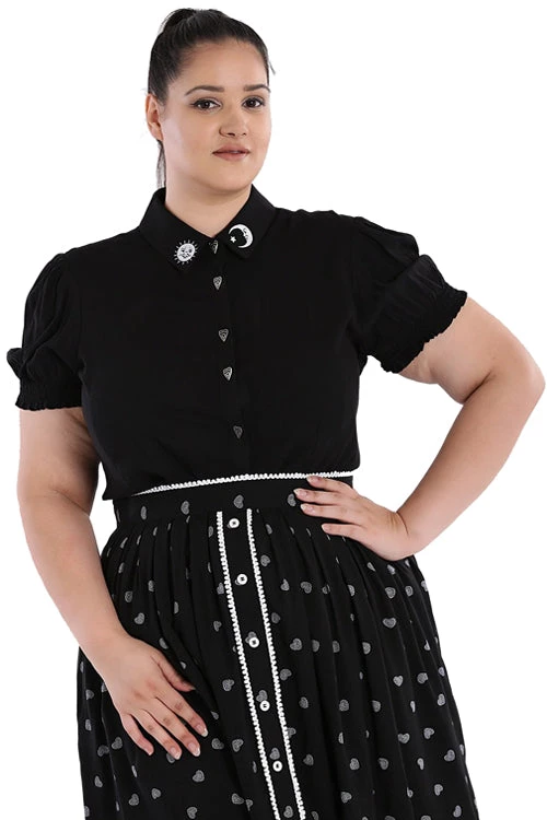 Clothing Hell Bunny Samara Blouse 1 Clothing Hell Bunny Samara Blouse