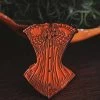 Accessories Lively Ghosts Sanderson Corset In Orange Enamel Pin