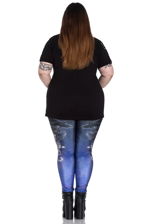 Hell Bunny Shadow Leggings 2 Hell Bunny Shadow Leggings