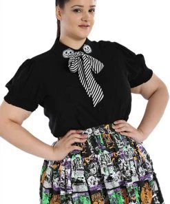 Clothing Hell Bunny Skelli Blouse