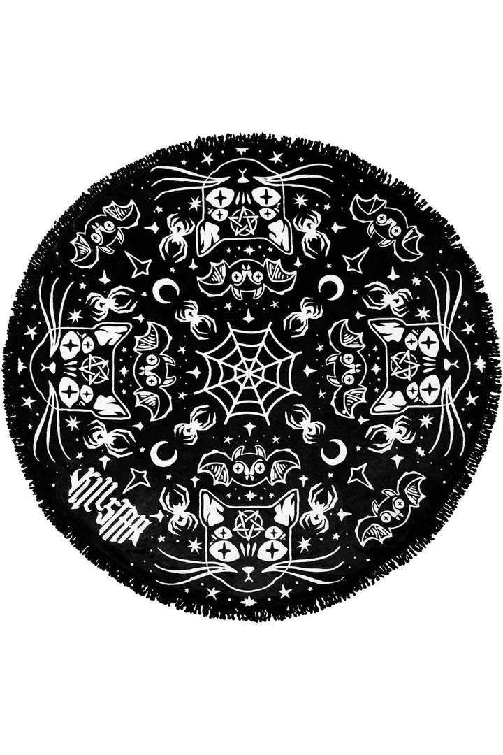 Killstar Spoopy Round Blanket 2 Killstar Spoopy Round Blanket