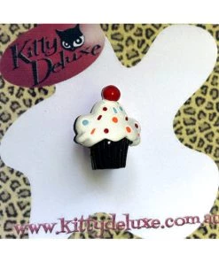 Kitty Deluxe Broochlette Mini Brooch In Sprinkles Cupcake Accessories