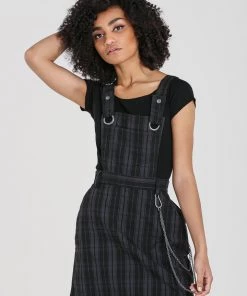 Winter Hell Bunny Storm Pinafore Dress