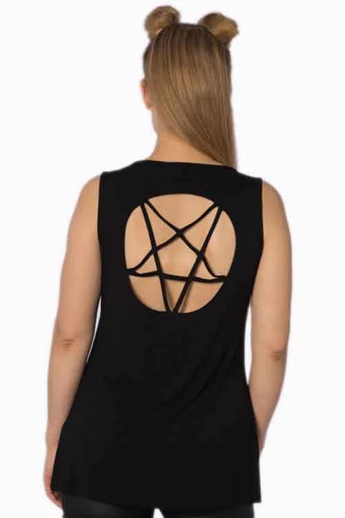 Banned Sulphur Pentagram Camisole 2 Banned Sulphur Pentagram Camisole