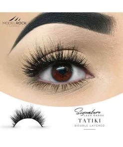 Model Rock Cosmetics Party Time Model Rock Double Layered Lashes In Tatiki