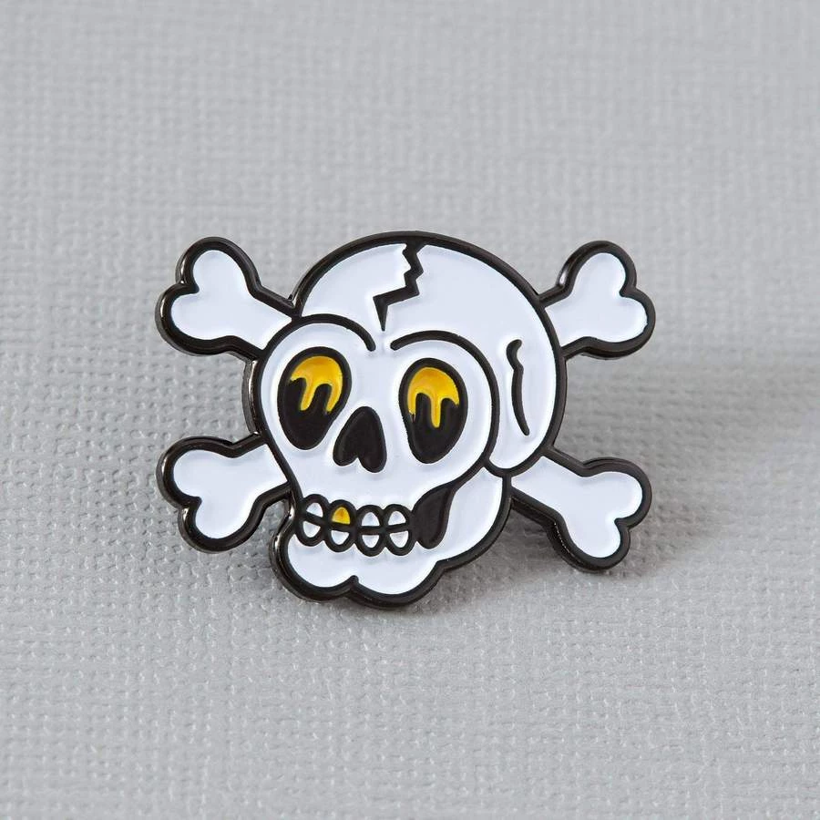 Punky Pins Skull Tattoo Inspired Enamel Pin Accessories 3 Punky Pins Skull Tattoo Inspired Enamel Pin Accessories