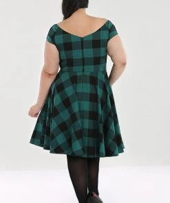 Winter Hell Bunny Teen Spirit Mid Dress In Green 12 Winter Hell Bunny Teen Spirit Mid Dress In Green