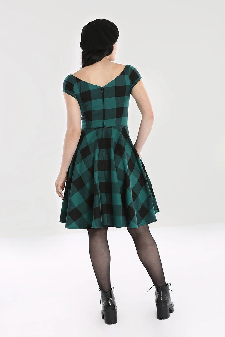Winter Hell Bunny Teen Spirit Mid Dress In Green 6 Winter Hell Bunny Teen Spirit Mid Dress In Green