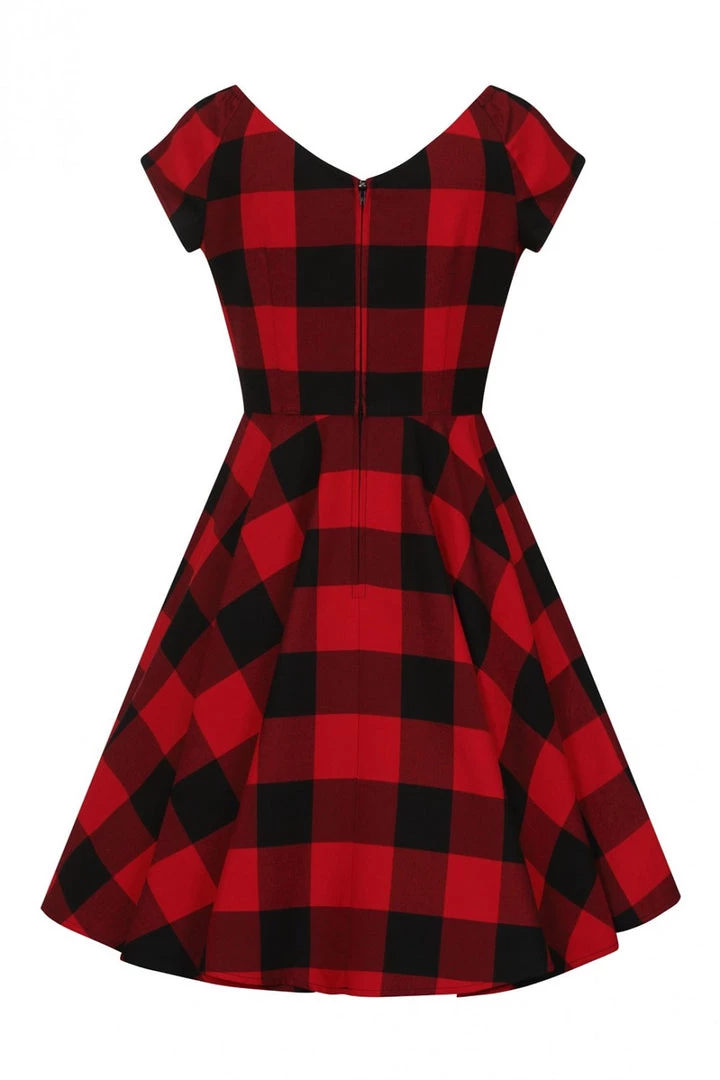 Hell Bunny Teen Spirit Mid Dress In Red Winter 10 Hell Bunny Teen Spirit Mid Dress In Red Winter