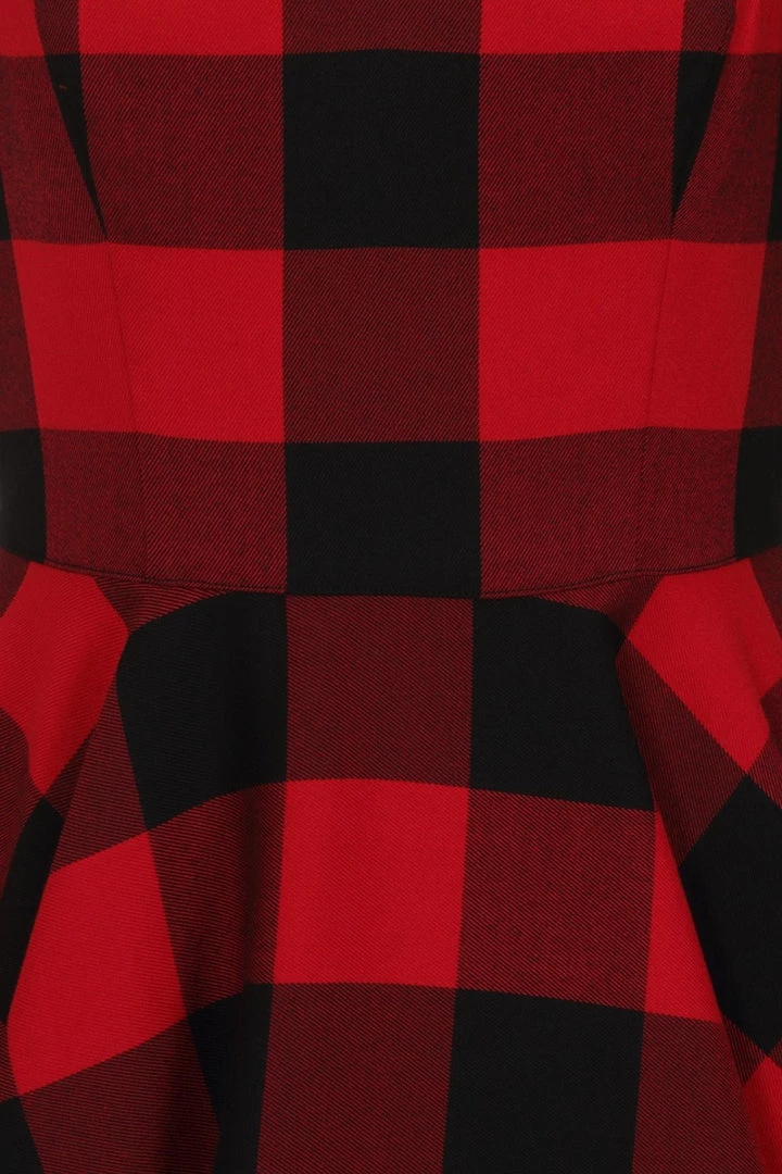 Hell Bunny Teen Spirit Mid Dress In Red Winter 8 Hell Bunny Teen Spirit Mid Dress In Red Winter