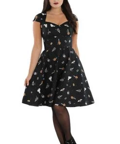 Hell Bunny Trick Or Treat Mid Dress
