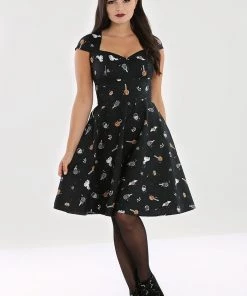 Hell Bunny Trick Or Treat Mid Dress