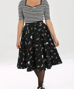 Hell Bunny Trick Or Treat 50's Skirt Clothing
