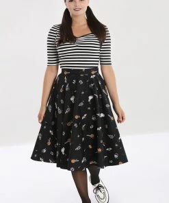 Hell Bunny Trick Or Treat 50's Skirt Clothing