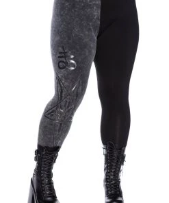 Killstar Two-Faced Witch Leggings