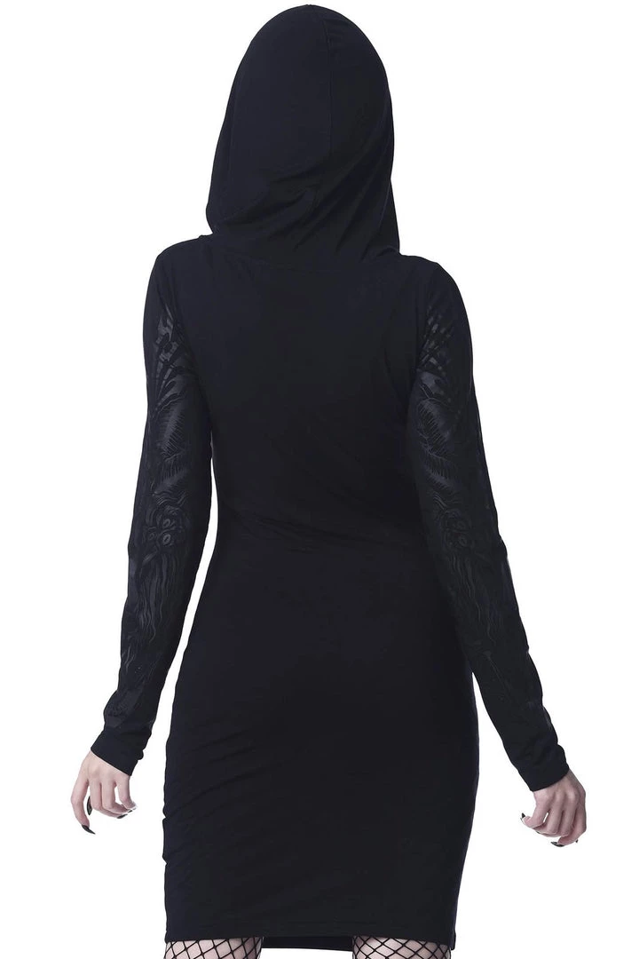 Killstar Untamed Hooded Dress Winter 4 Killstar Untamed Hooded Dress Winter