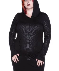 Killstar Untamed Hooded Dress Winter 11 Killstar Untamed Hooded Dress Winter