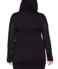Killstar Untamed Hooded Dress Winter 12 Killstar Untamed Hooded Dress Winter