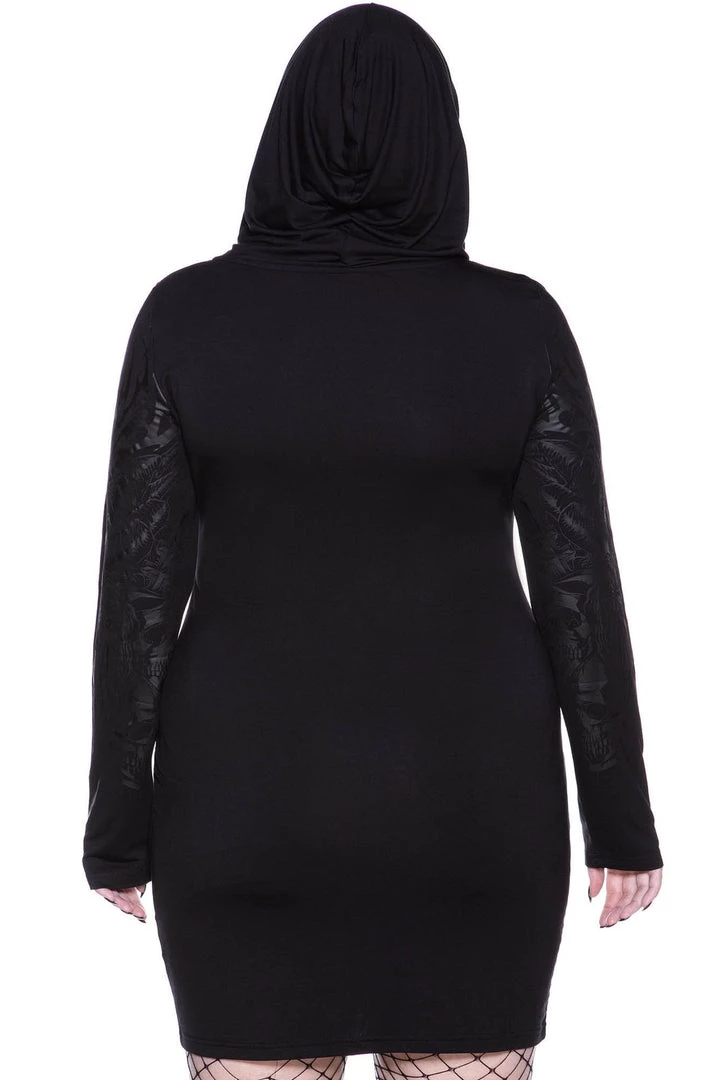 Killstar Untamed Hooded Dress Winter 6 Killstar Untamed Hooded Dress Winter