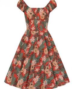 Clothing Hell Bunny Ukulele 50's Dress 24 Clothing Hell Bunny Ukulele 50's Dress