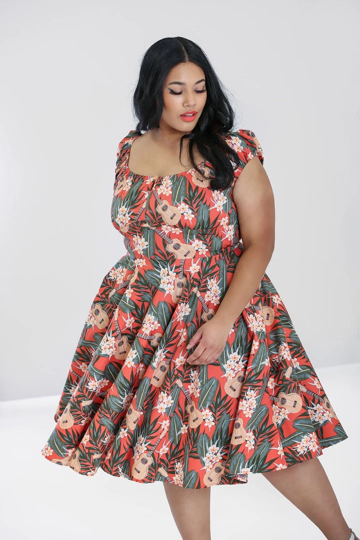 Clothing Hell Bunny Ukulele 50's Dress 2 Clothing Hell Bunny Ukulele 50's Dress