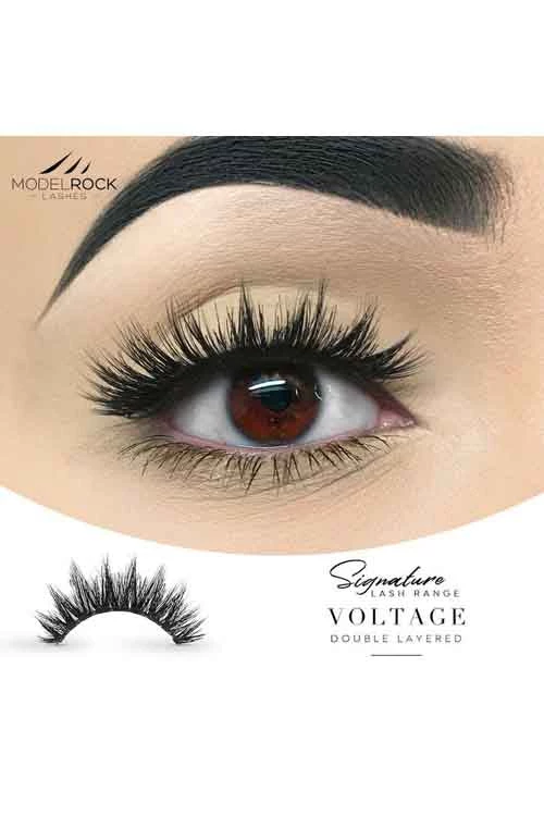 Model Rock Cosmetics Party Time Model Rock Double Layered Lashes In Voltage 2 Model Rock Cosmetics Party Time Model Rock Double Layered Lashes In Voltage
