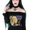 Killstar Witch Queen Bardot Top Clothing