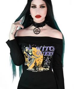 Killstar Witch Queen Bardot Top Clothing 8 Killstar Witch Queen Bardot Top Clothing