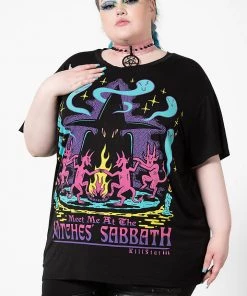 Killstar Witches Sabbath Relaxed Top T-shirt New Arrivals And Restocks 12 Killstar Witches Sabbath Relaxed Top T-shirt New Arrivals And Restocks